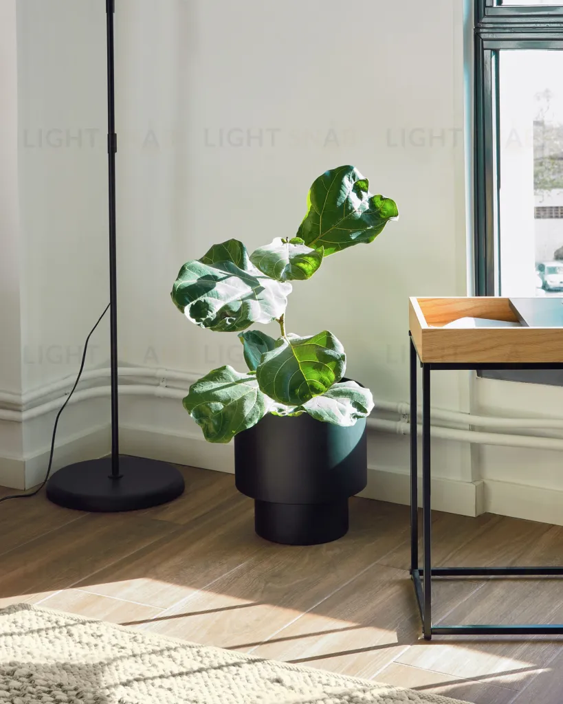 Кашпо для цветов Mash из черного металла Ø 28 см 102147