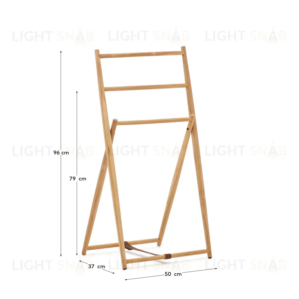 Kenta Вешалка для полотенец  из массива тикового дерева 50 x 95 см 162167