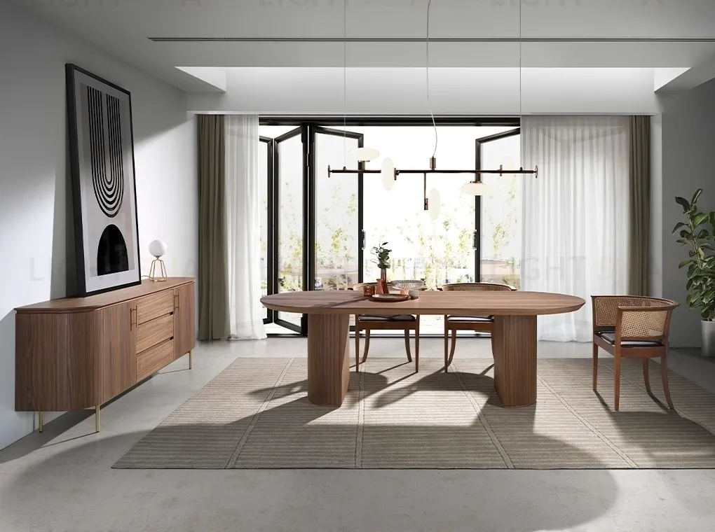 Обеденный стул 4116/WD-1569 из ротанга и ясеня с обивкой из экокожи 151056