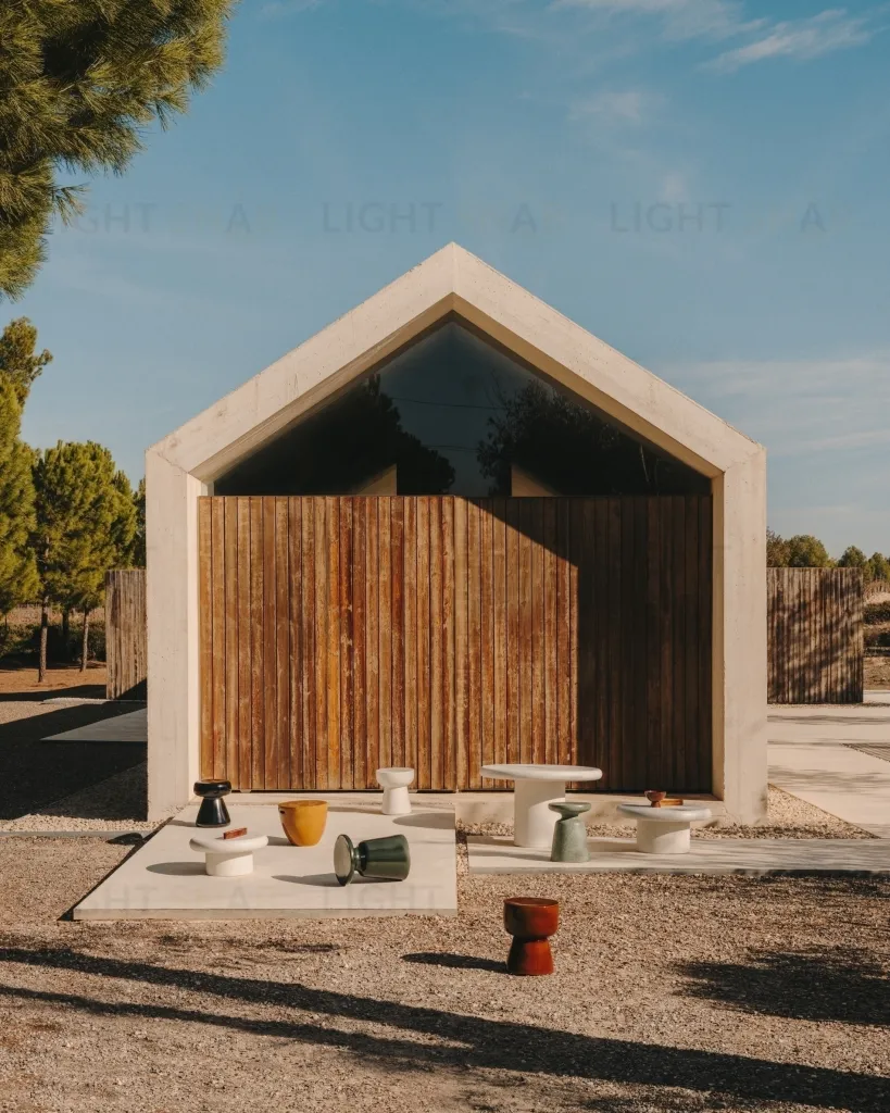 Приставной столик Mesquida из зеленого терраццо Ø 39 192179