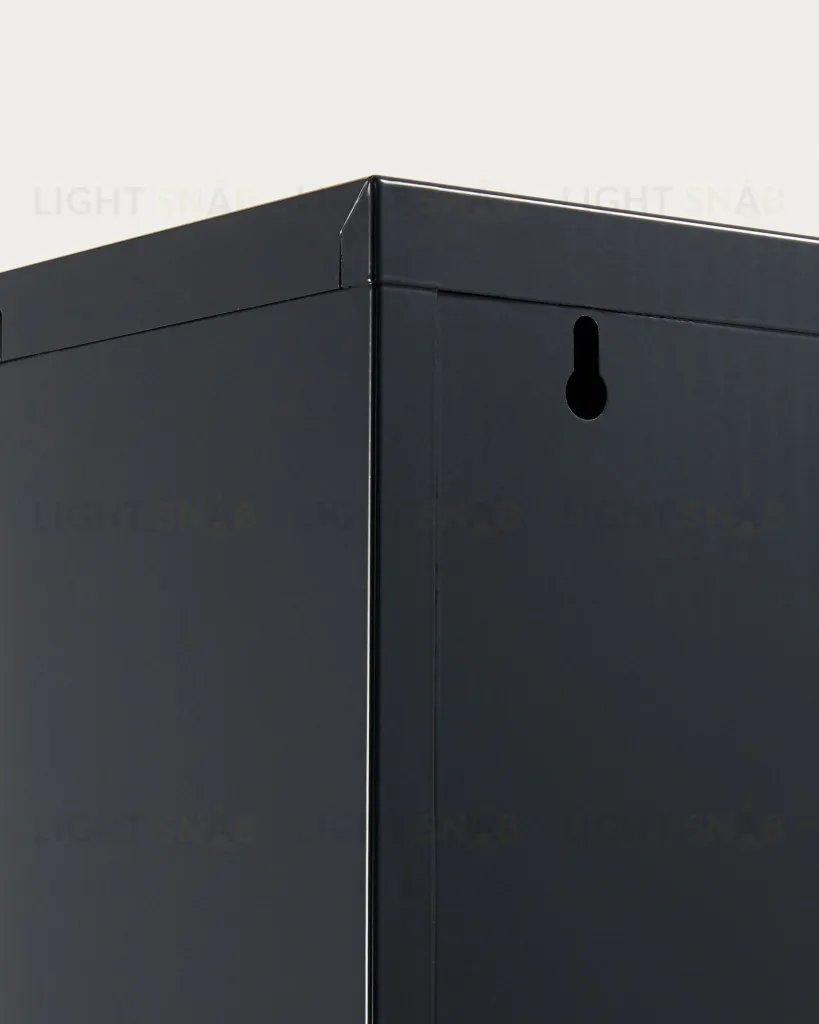 Полка для обуви Rox 3 двери металлическая графит 067565