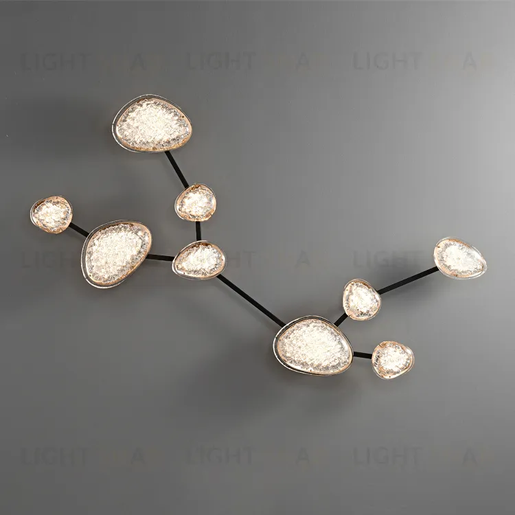 Настенный светильник 2309-Virgo matt black/french gold 2309-Virgo matt black/french gold