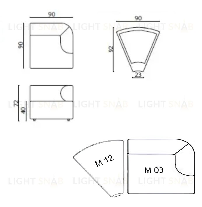 Диван Moon Moon Modular Sofa