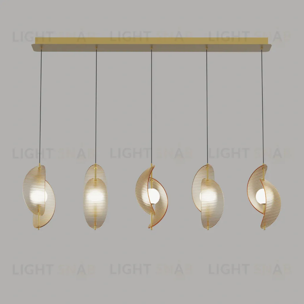 Подвесной светильник MD24030035-5B brass/amber MD24030035-5B brass/amber