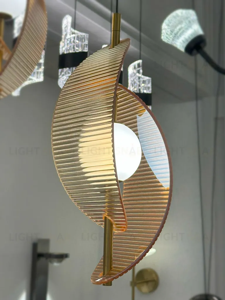 Подвесной светильник MD24030035-5B brass/amber MD24030035-5B brass/amber