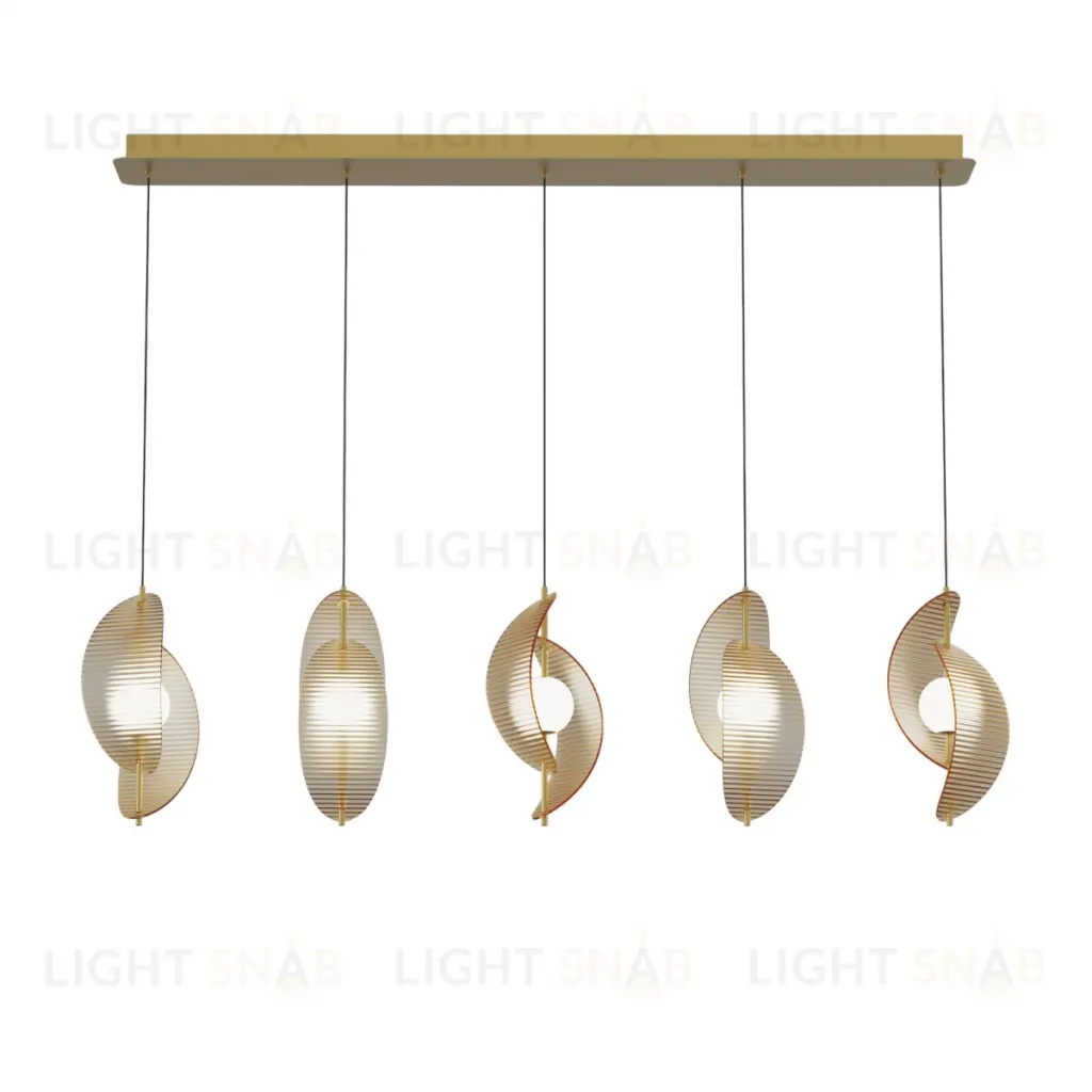 Подвесной светильник MD24030035-5B brass/amber MD24030035-5B brass/amber