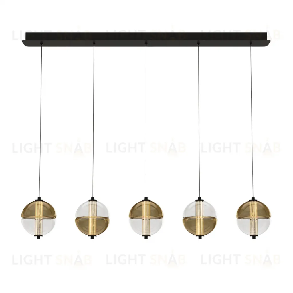Подвесной светильник MD24022079-5B black/amber MD24022079-5B black/amber