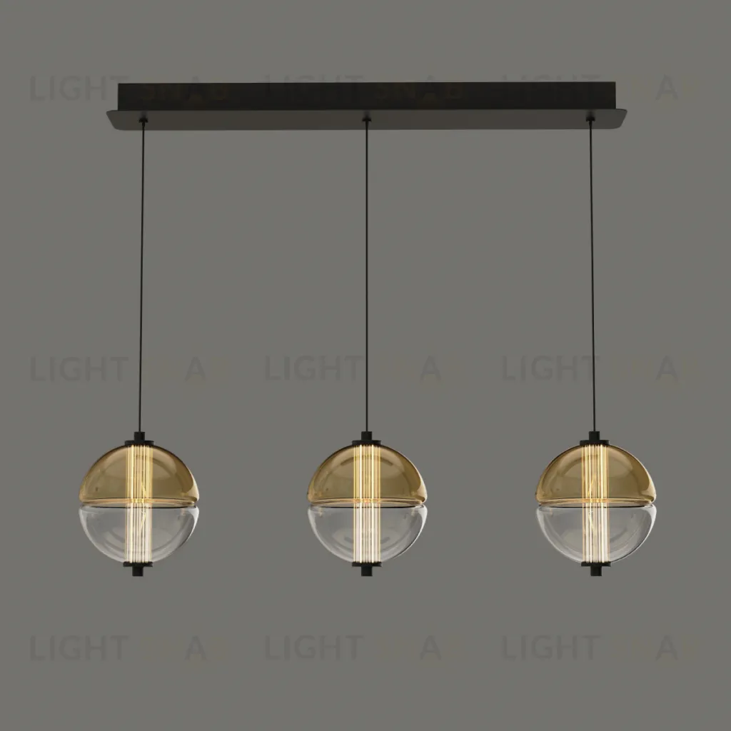 Подвесной светильник MD24022079-3B black/amber MD24022079-3B black/amber