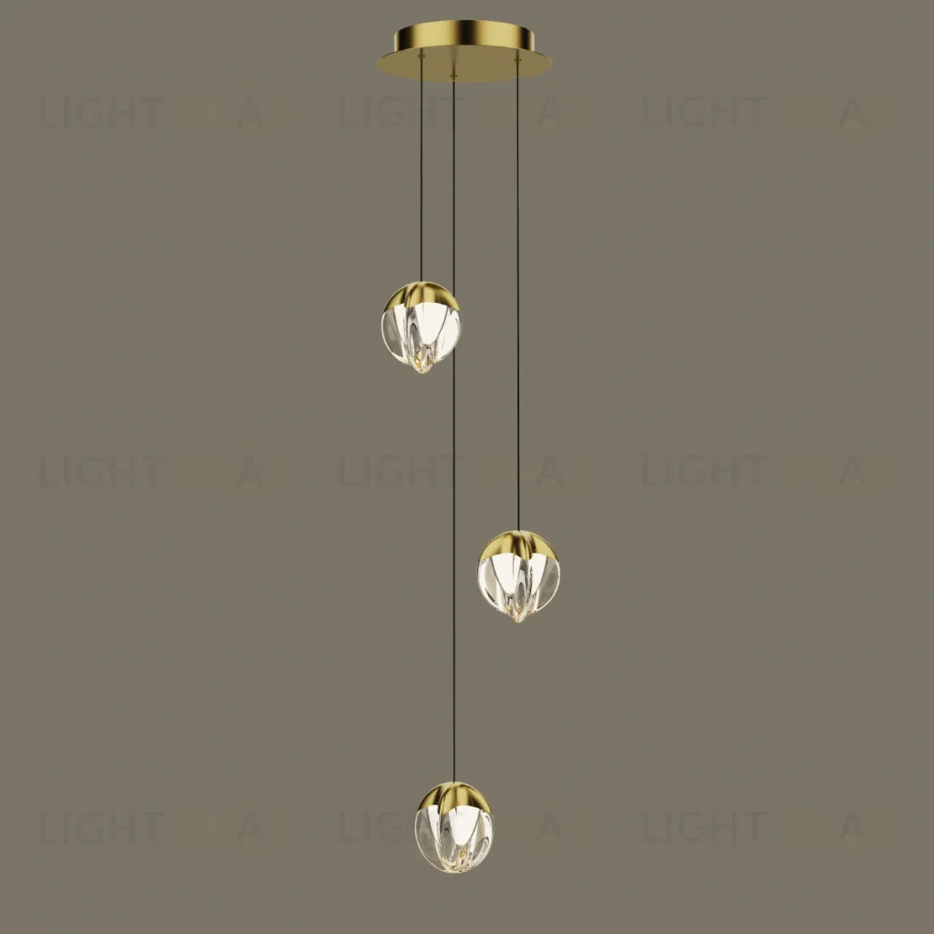 Подвесной светильник MD24001033-3A gold/clear MD24001033-3A gold/clear