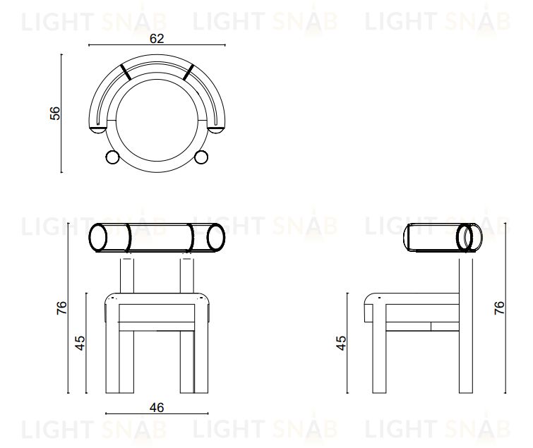 Полубарный стул Bold Bold Chair