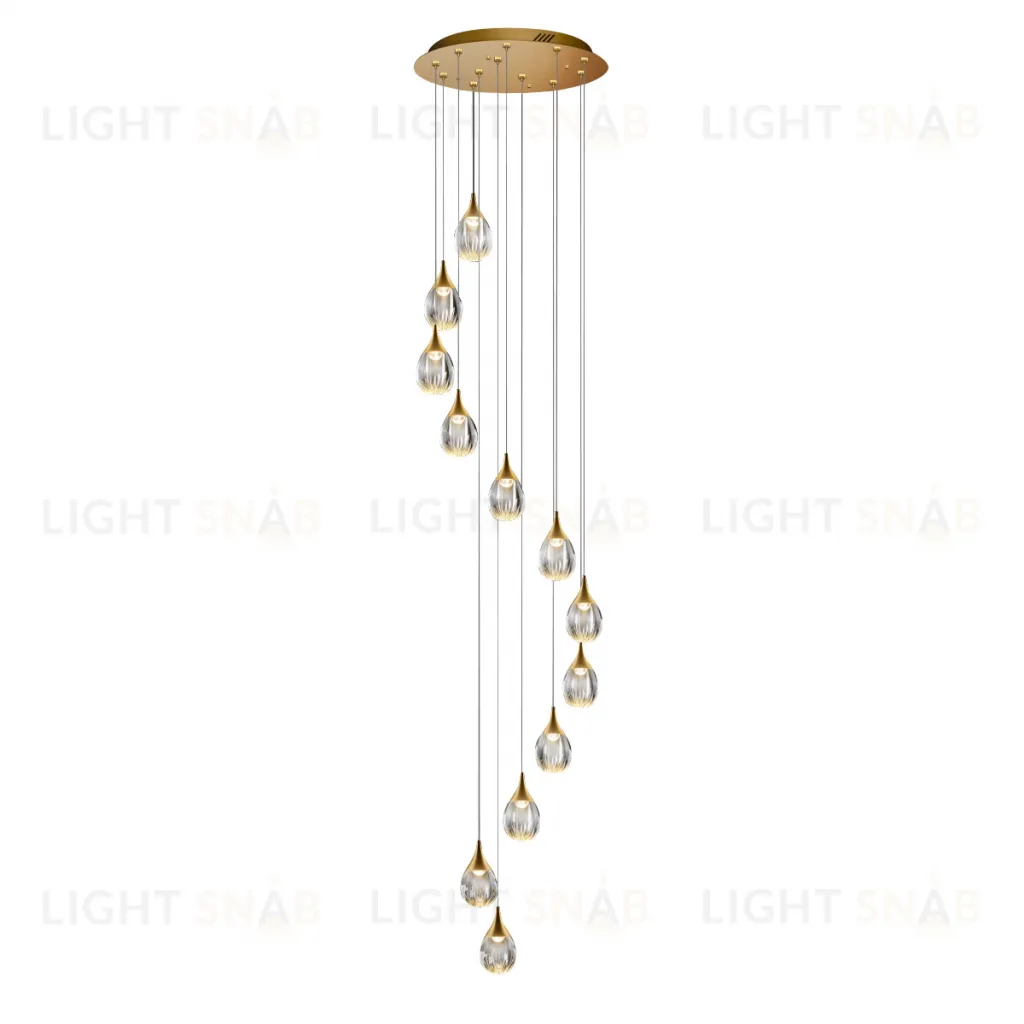 Подвесной светильник MD24001004-12A gold/clear MD24001004-12A gold/clear