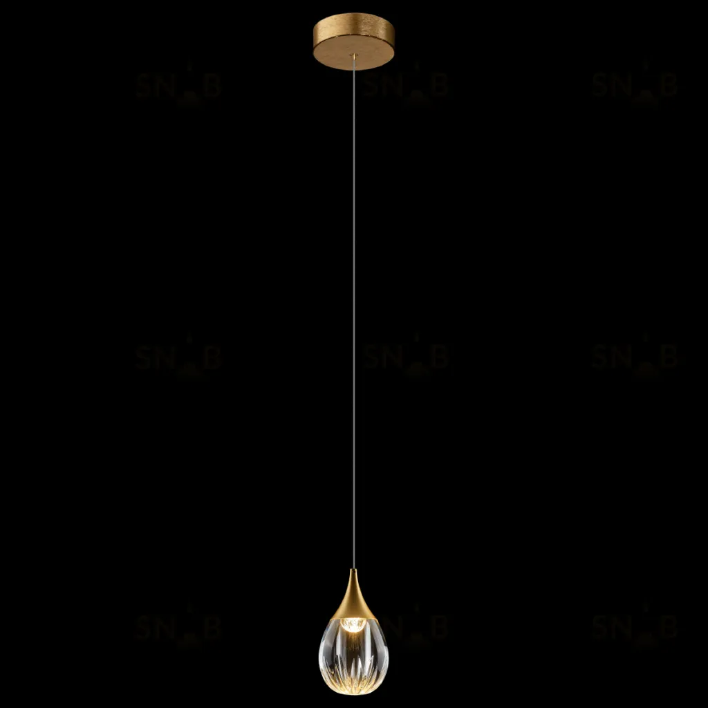 Подвесной светильник MD24001004-1A gold/clear MD24001004-1A gold/clear