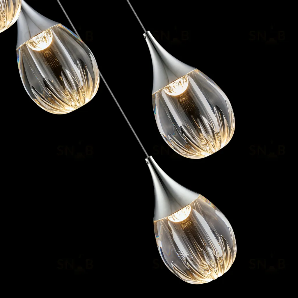 Подвесной светильник MD24001004-5A chrome/clear MD24001004-5A chrome/clear