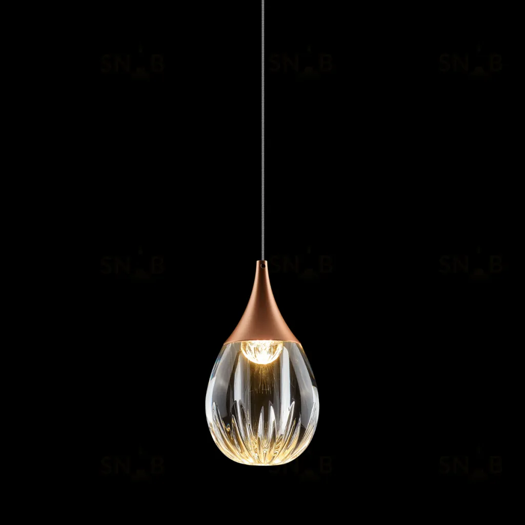 Подвесной светильник MD24001004-1A copper/clear MD24001004-1A copper/clear