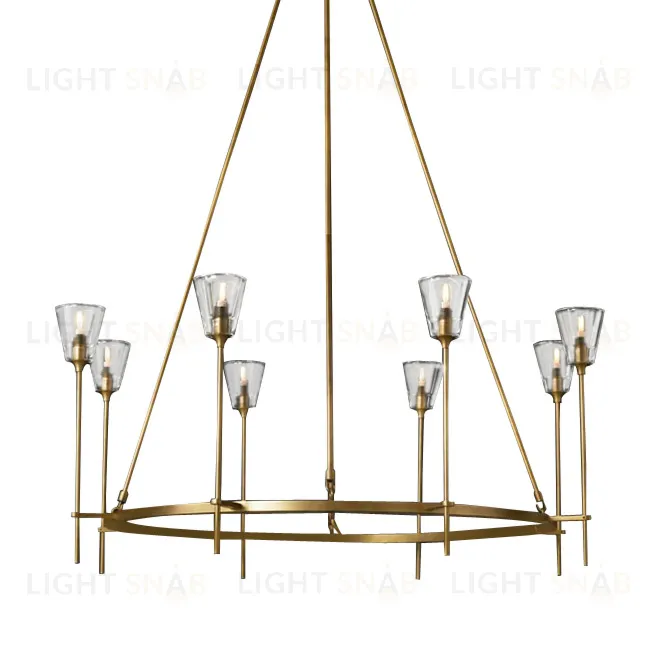 Люстра Torche De Verre 8 gold 8614P/8 gold
