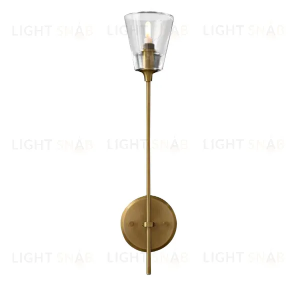 Настенный светильник Torche De Verre 1 light gold 8614W/D gold