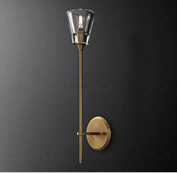 Настенный светильник Torche De Verre 1 light gold 8614W/D gold