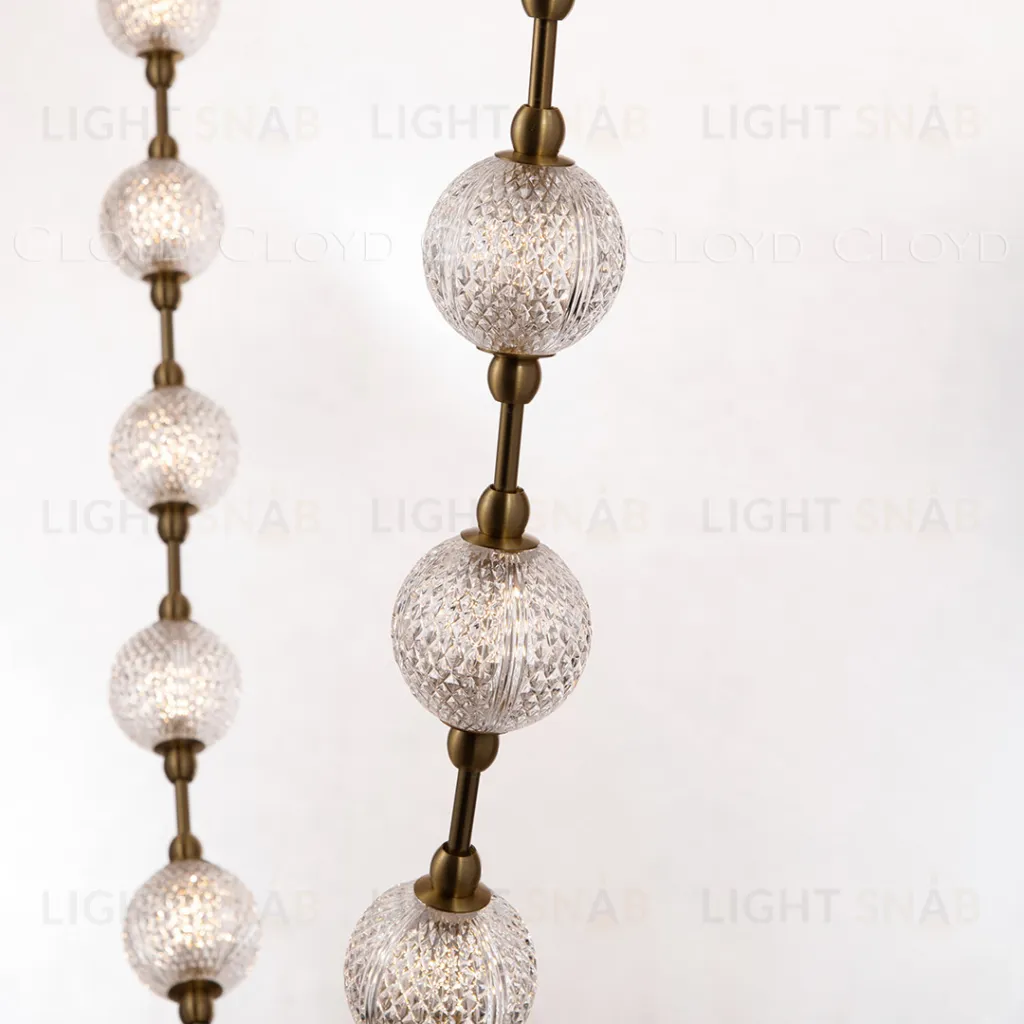  Подвесной светильник Cloyd RACHMANINOFF P20 / шир. 100 см - латунь (арт.11416)  11416