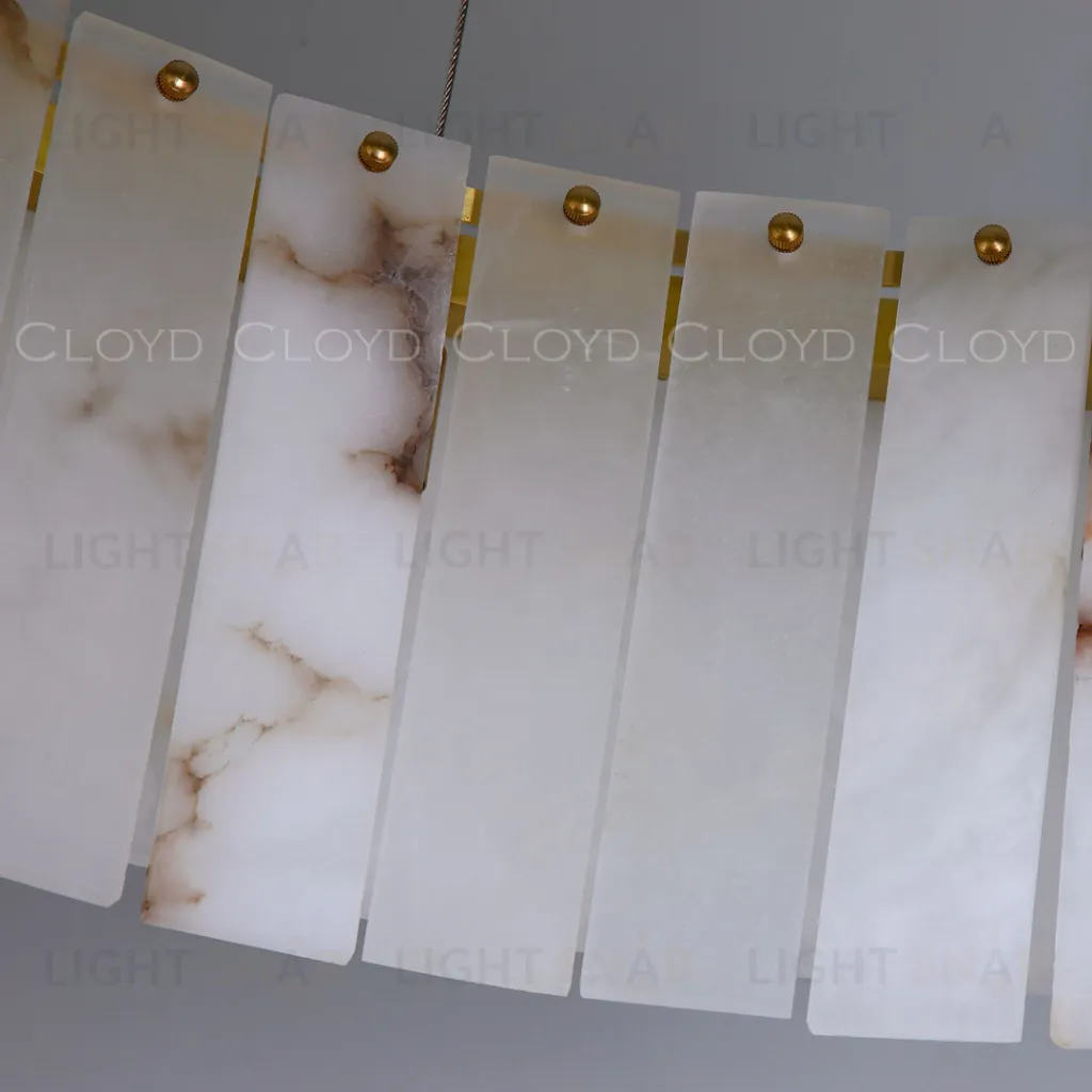  Люстра Cloyd HERCULANUM-A C14 / Ø100 см - алебастр - латунь (арт.11157)  11157