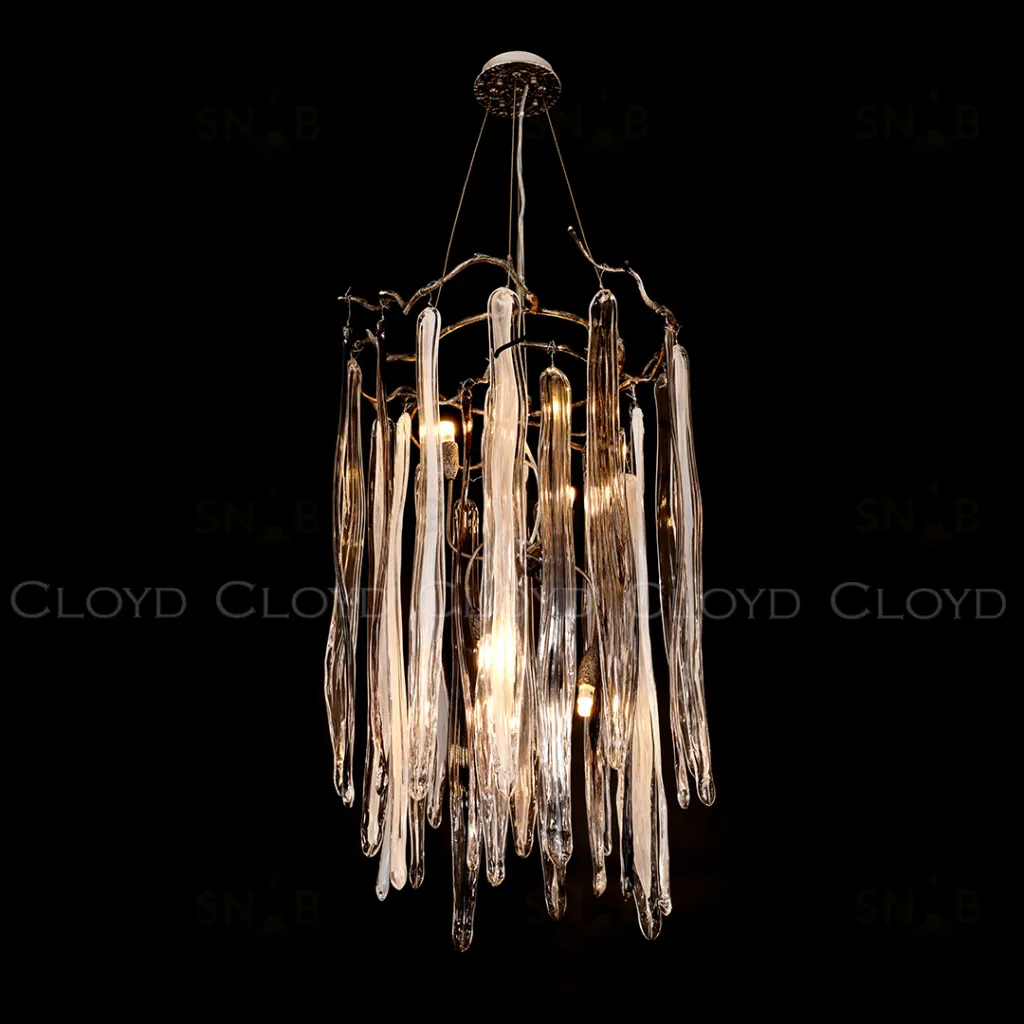  Люстра Cloyd SULAWESI C6 / Ø52 см - серебро темн. (арт.11433)  11433