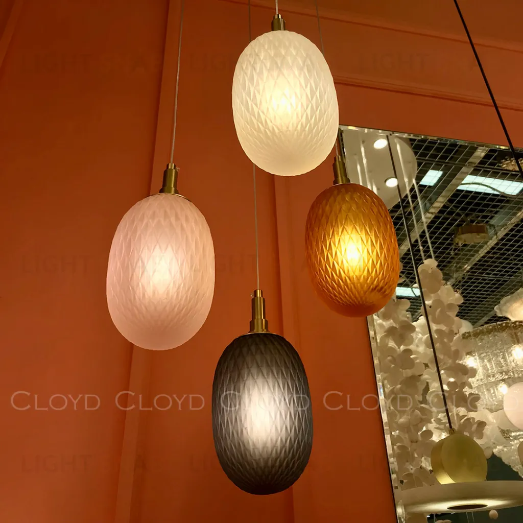  Подвесной светильник Cloyd ZAPFEN P1 / Ø13 см - латунь - белое стекло (арт.11434)  11434