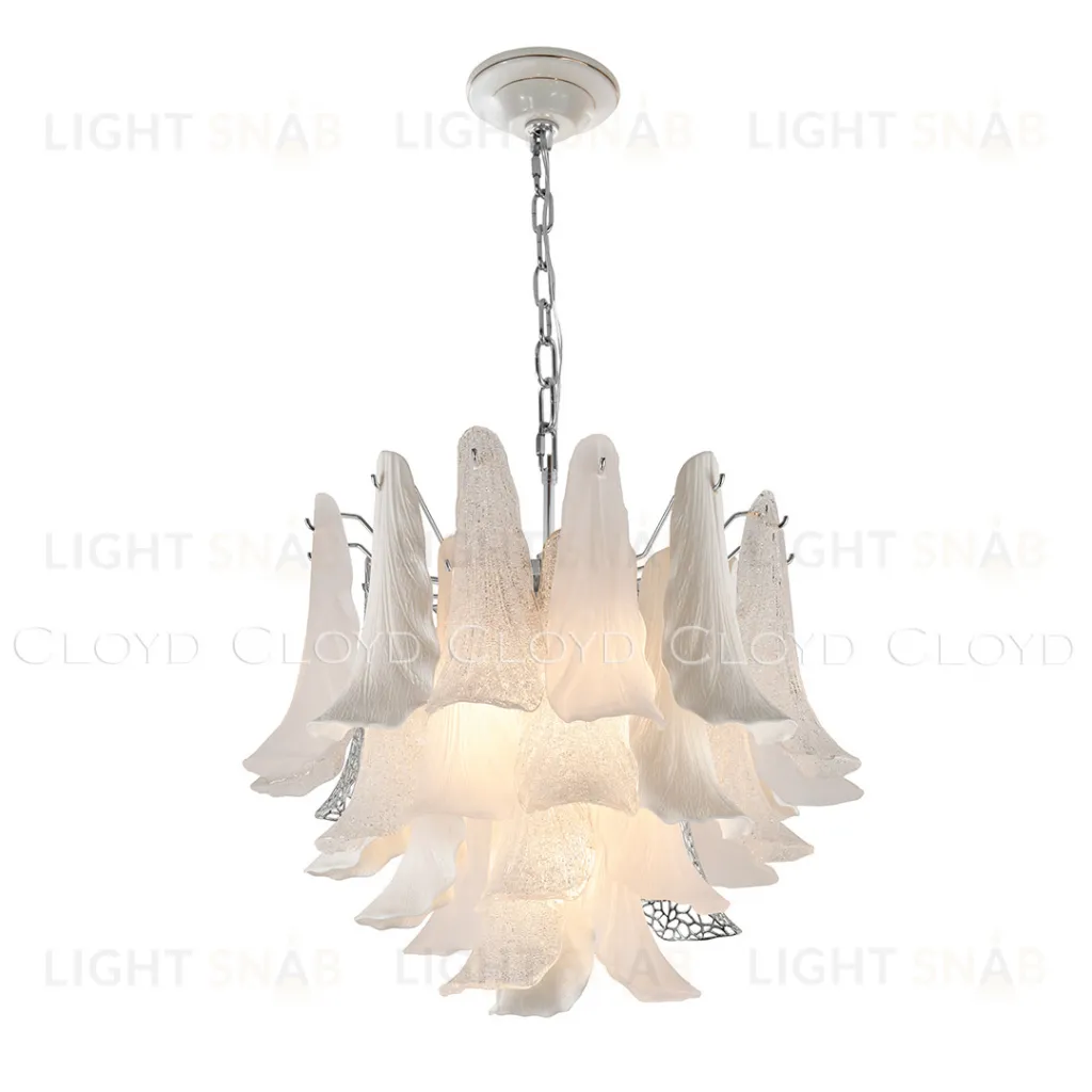  Люстра Cloyd WASABI C10 / Ø60 см - керамика - хром (арт.11449)  11449