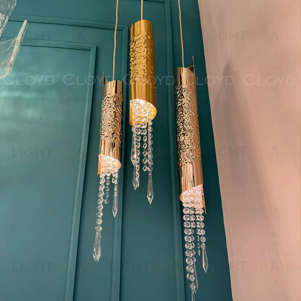  Подвесной светильник Cloyd EFIALT P1 / выс. 66 см - золото (арт.11522)  11522