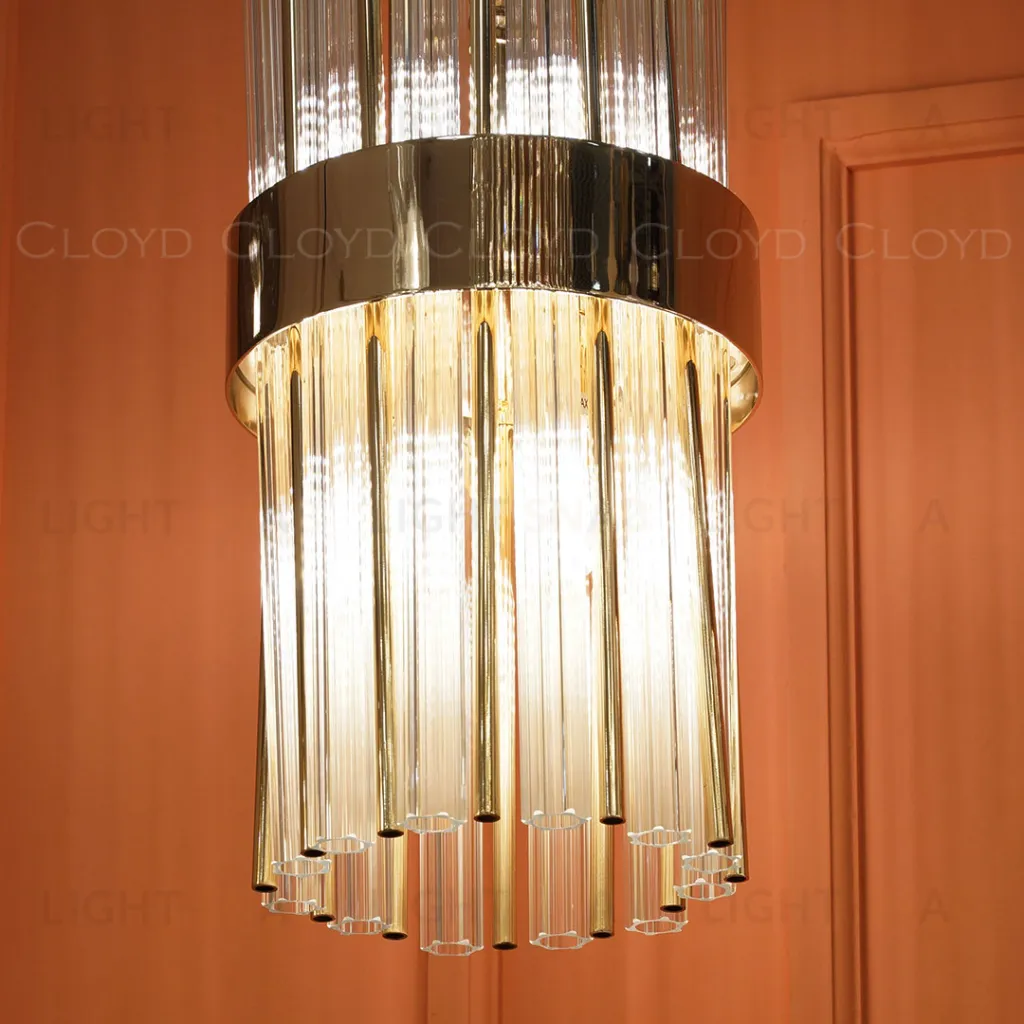  Подвесной светильник Cloyd ALPERT P8 / Ø20 см - золото (арт.11520)  11520