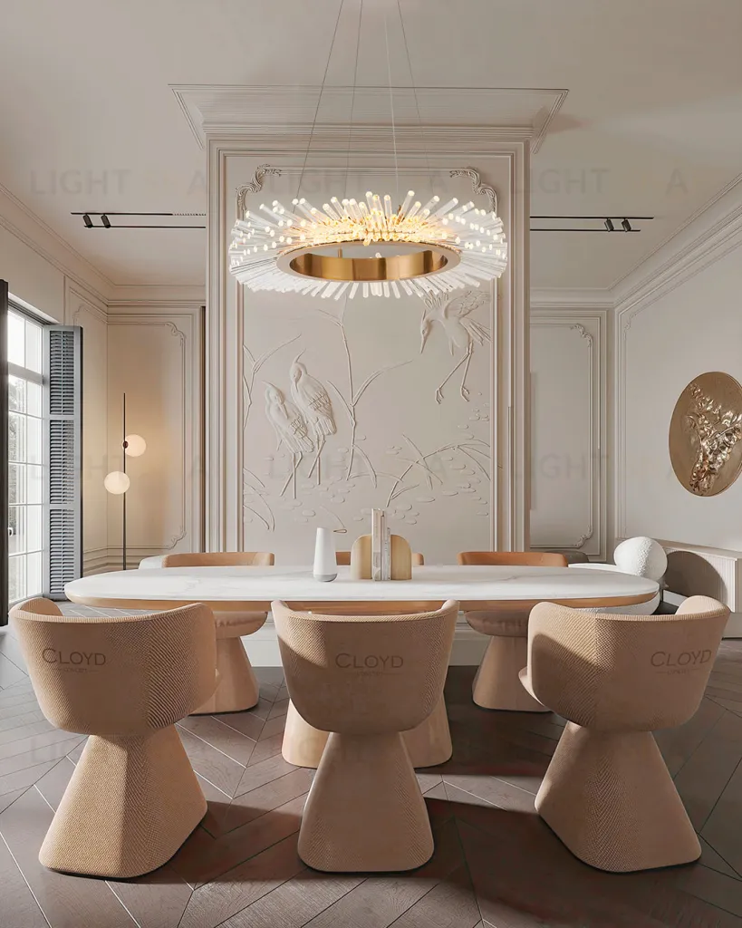  Люстра Cloyd LEPTONE C1 / Ø85 см - латунь (арт.11529)  11529