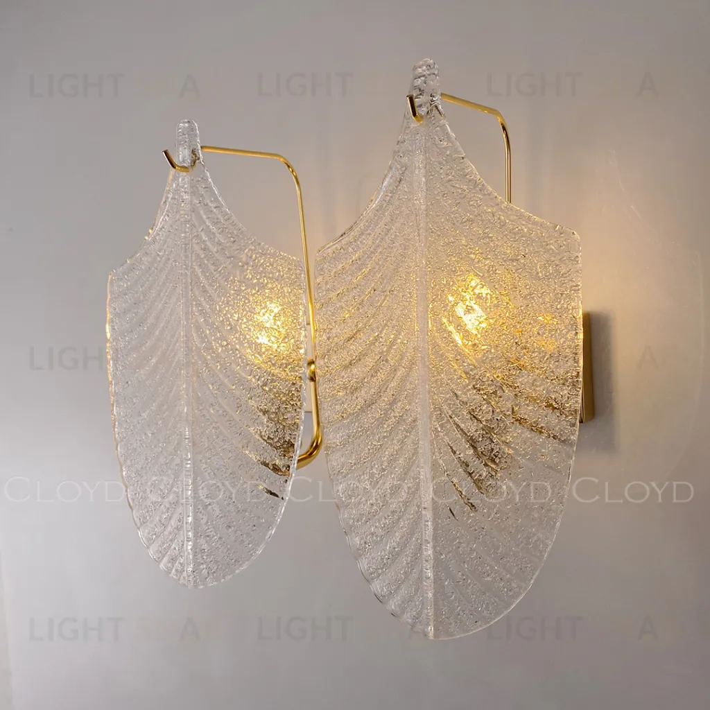  Бра Cloyd BONGA-A W2 / выс. 29 см - золото - прозрачн. стекло (арт.20438)  20438