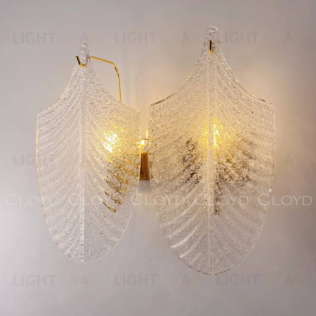  Бра Cloyd BONGA-A W2 / выс. 29 см - золото - прозрачн. стекло (арт.20438)  20438