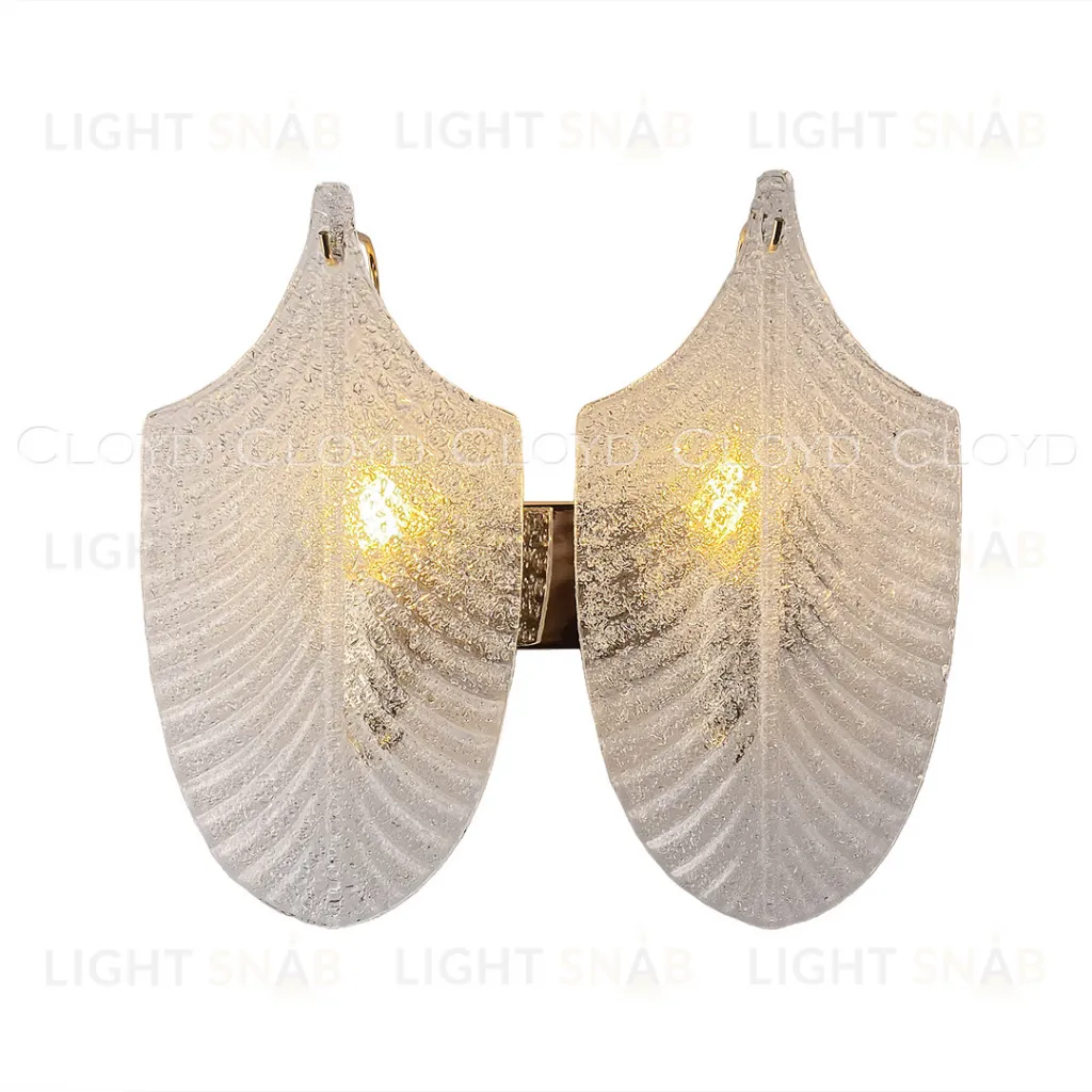  Бра Cloyd BONGA-A W2 / выс. 29 см - золото - прозрачн. стекло (арт.20438)  20438