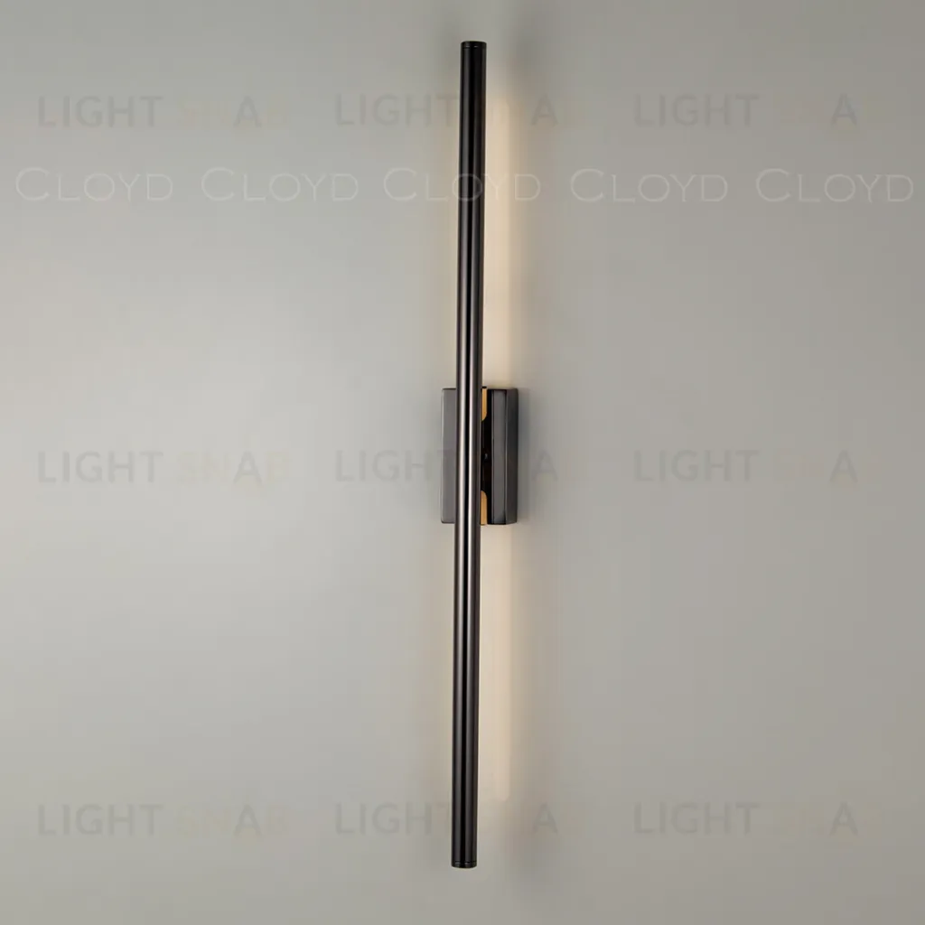  Бра Cloyd LINEAS-A W1 / выс. 60 см- 3000K - черный блестящий (арт.20453)  20453