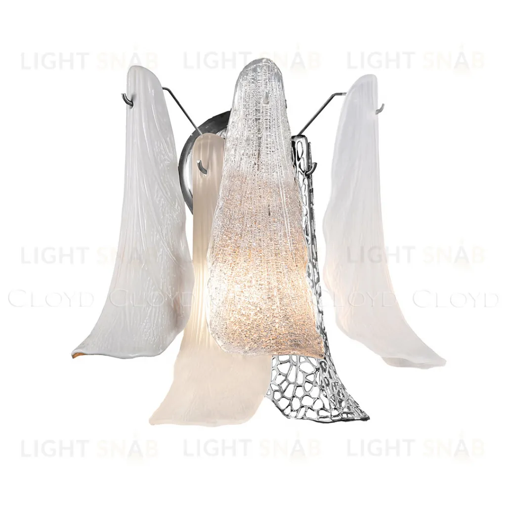  Бра Cloyd WASABI W2 / выс. 33 см - керамика - хром (арт.20662)  20662