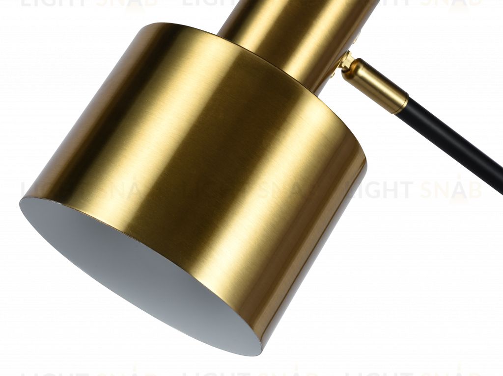 Настольная лампа латунь E27 беспроводная зарядка 55см Zortes DESKLIGHT ZRS.1066.03 ZRS.1066.03