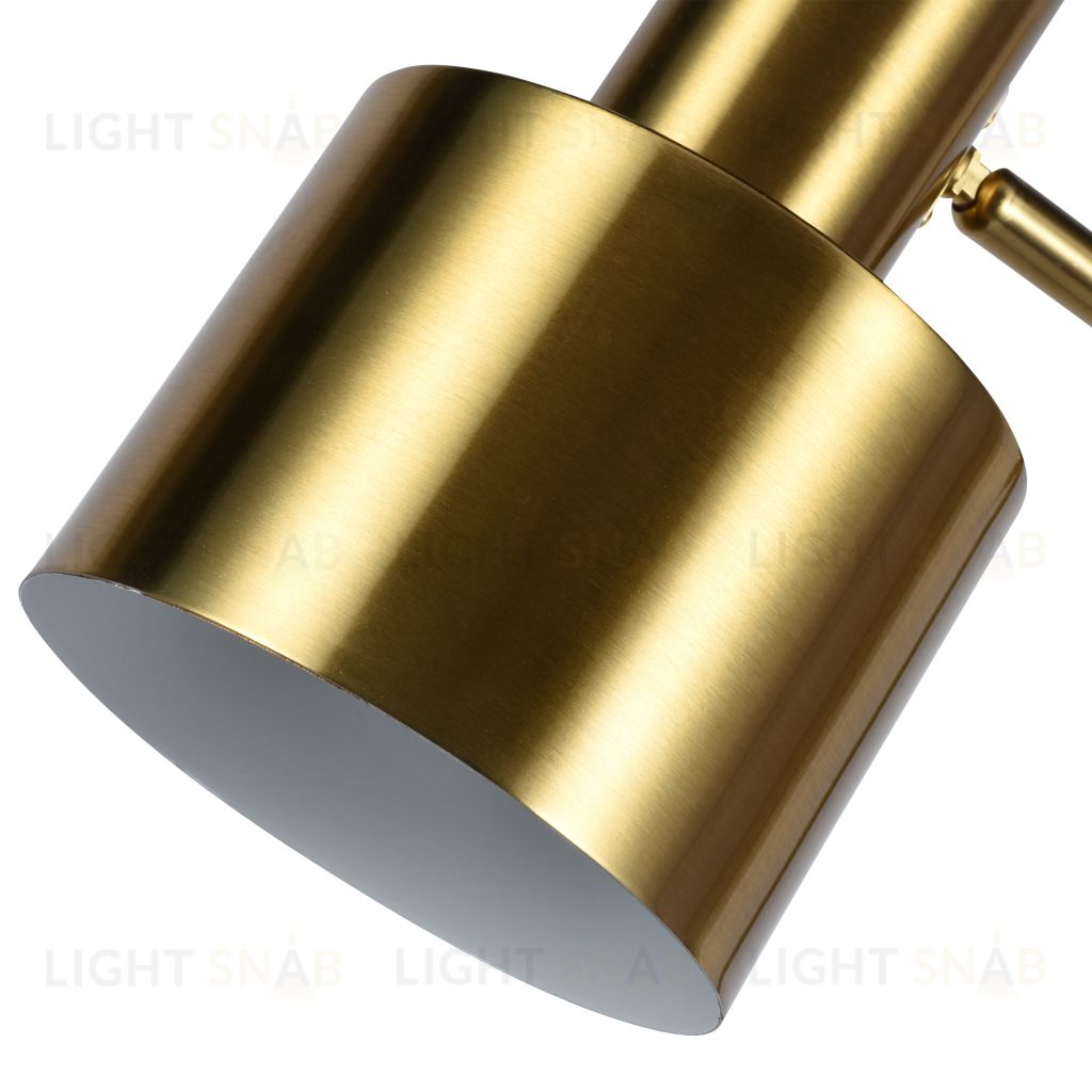 Настольная лампа латунь E27 беспроводная зарядка 55см Zortes DESKLIGHT ZRS.1066.03 ZRS.1066.03