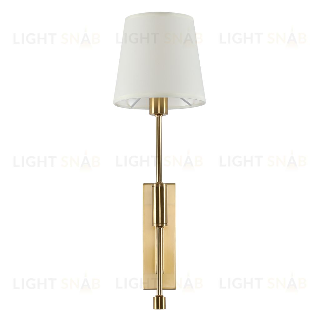 Бра с тканевым абажуром латунь E14 47см Zortes VIKKI ZRS.19004.1 ZRS.19004.1