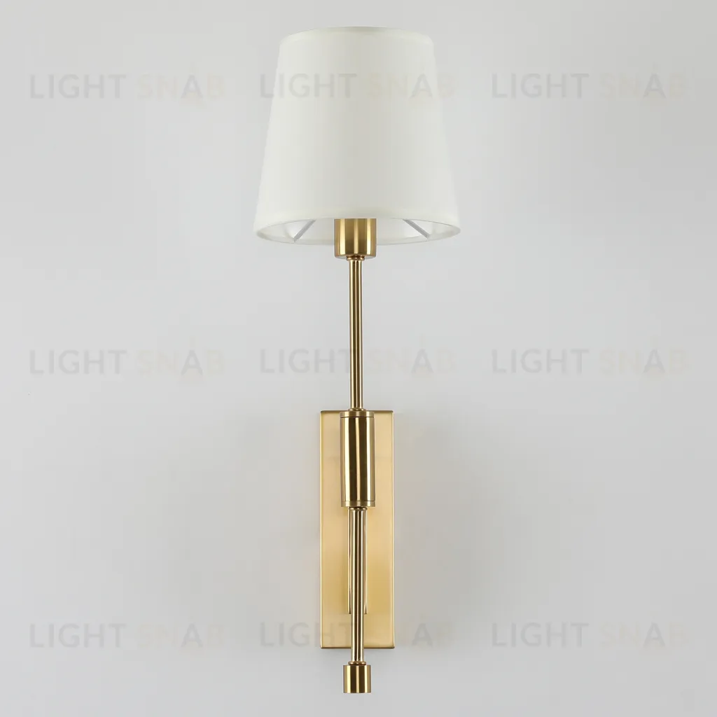 Бра с тканевым абажуром латунь E14 47см Zortes VIKKI ZRS.19004.1 ZRS.19004.1