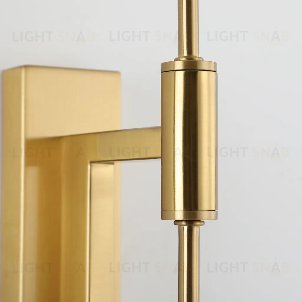 Бра с тканевым абажуром латунь E14 47см Zortes VIKKI ZRS.19004.1 ZRS.19004.1