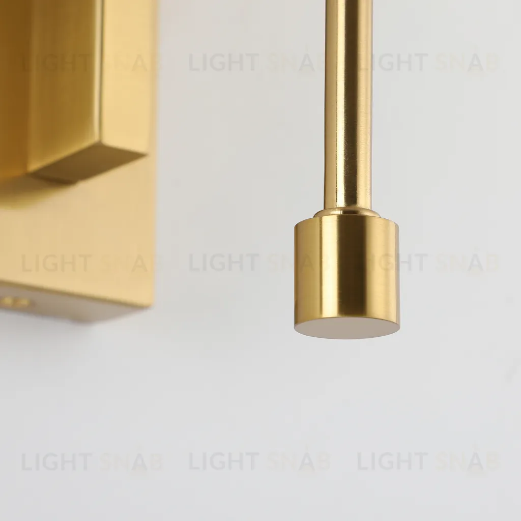 Бра с тканевым абажуром латунь E14 47см Zortes VIKKI ZRS.19004.1 ZRS.19004.1