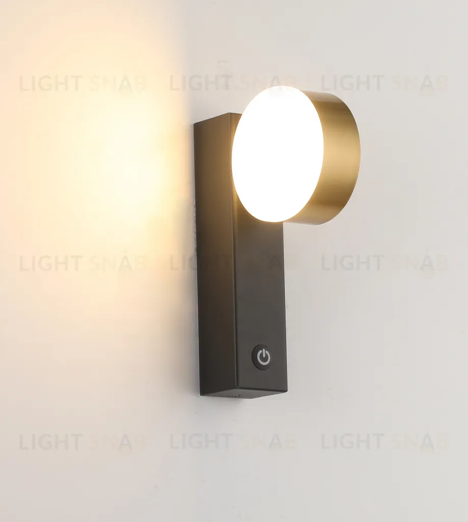 Бра черное LED 12Вт 21см Zortes DREAM ZRS.2436.21 ZRS.2436.21