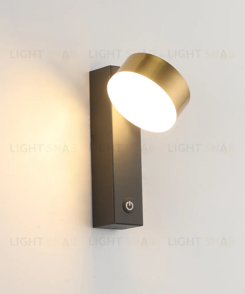 Бра черное LED 12Вт 21см Zortes DREAM ZRS.2436.21 ZRS.2436.21