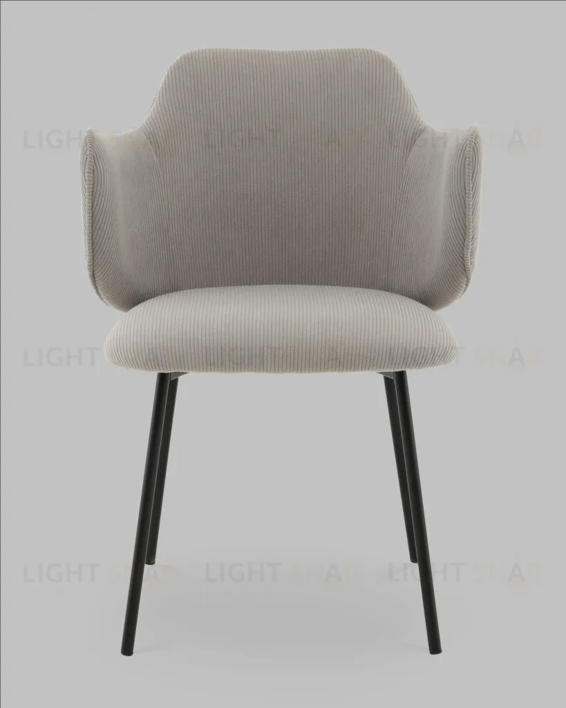 Стул Джиннет велюр светло-серый УТ000041755