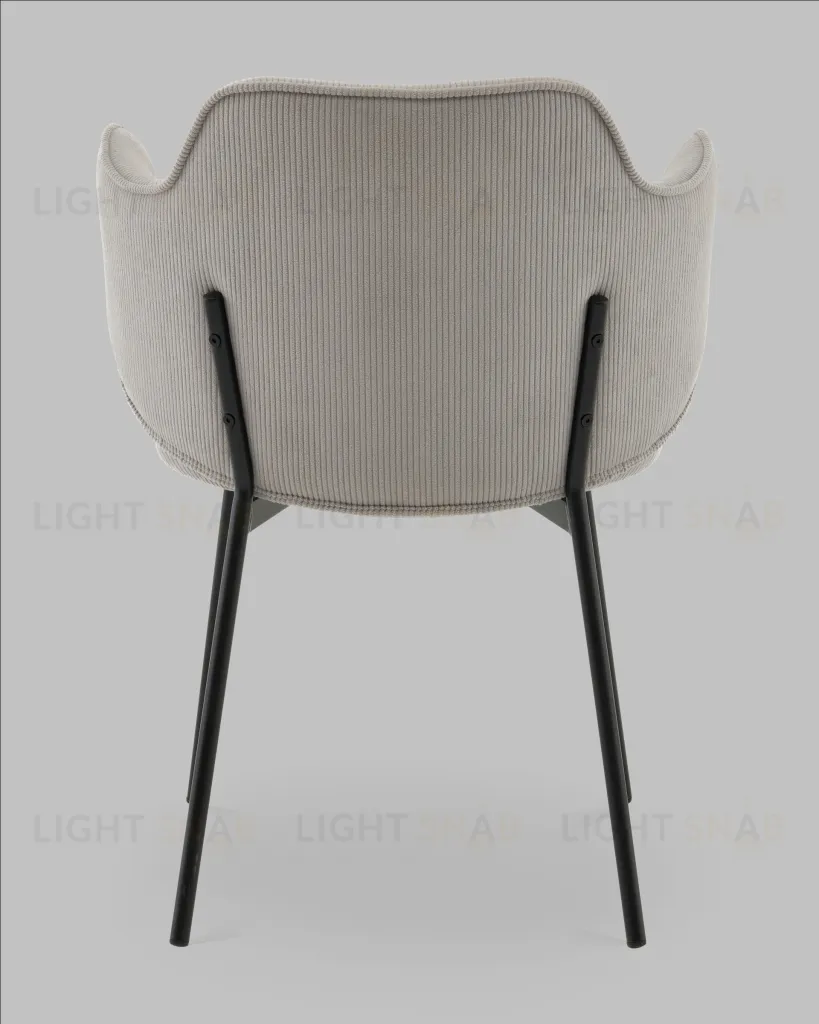 Стул Джиннет велюр светло-серый УТ000041755