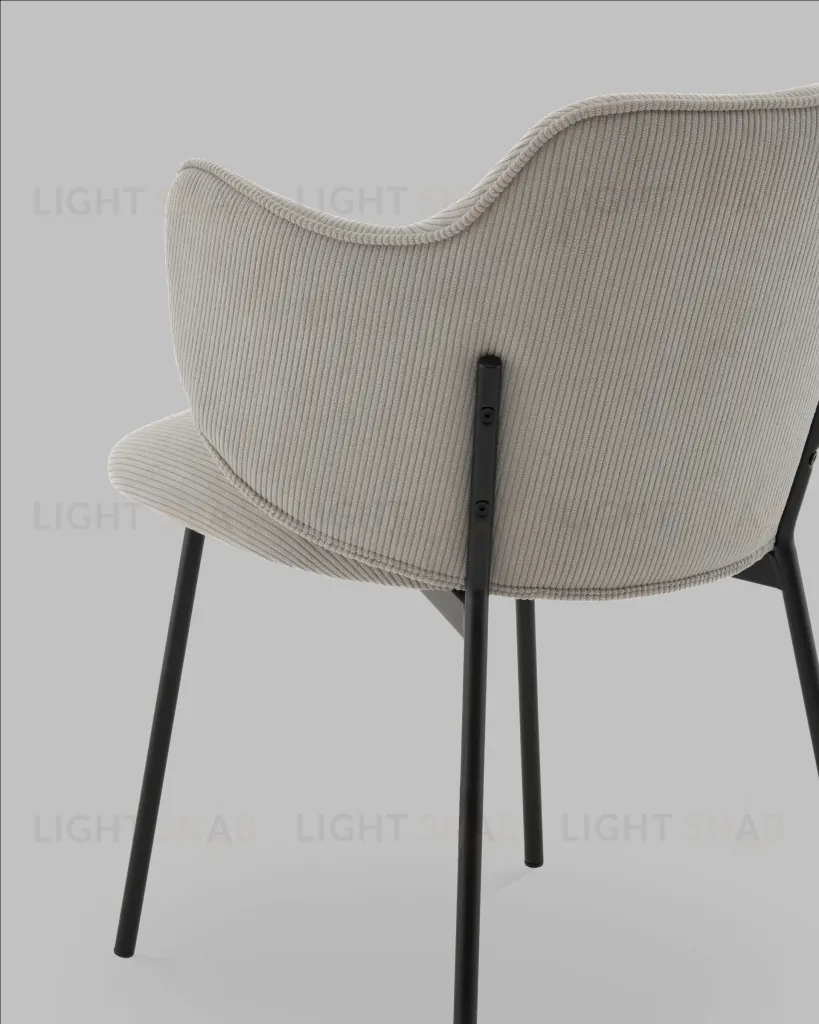 Стул Джиннет велюр светло-серый УТ000041755