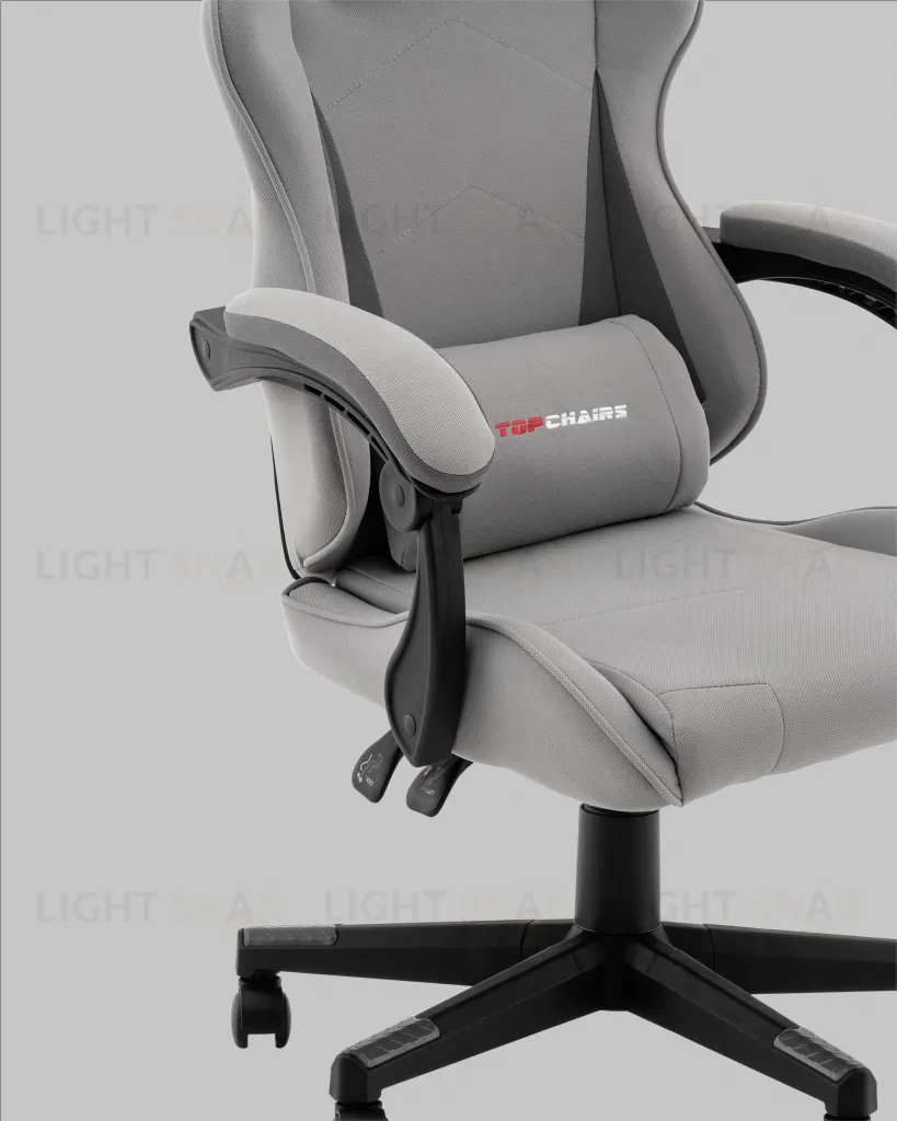 Кресло спортивное TopChairs Phantom серый УТ000039474