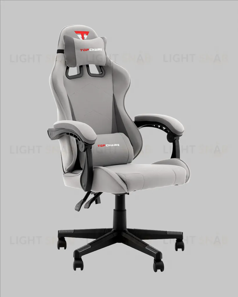 Кресло спортивное TopChairs Phantom серый УТ000039474