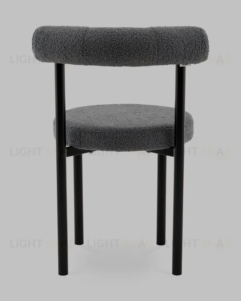 Стул обеденный Флорео букле темно-серый УТ000041335