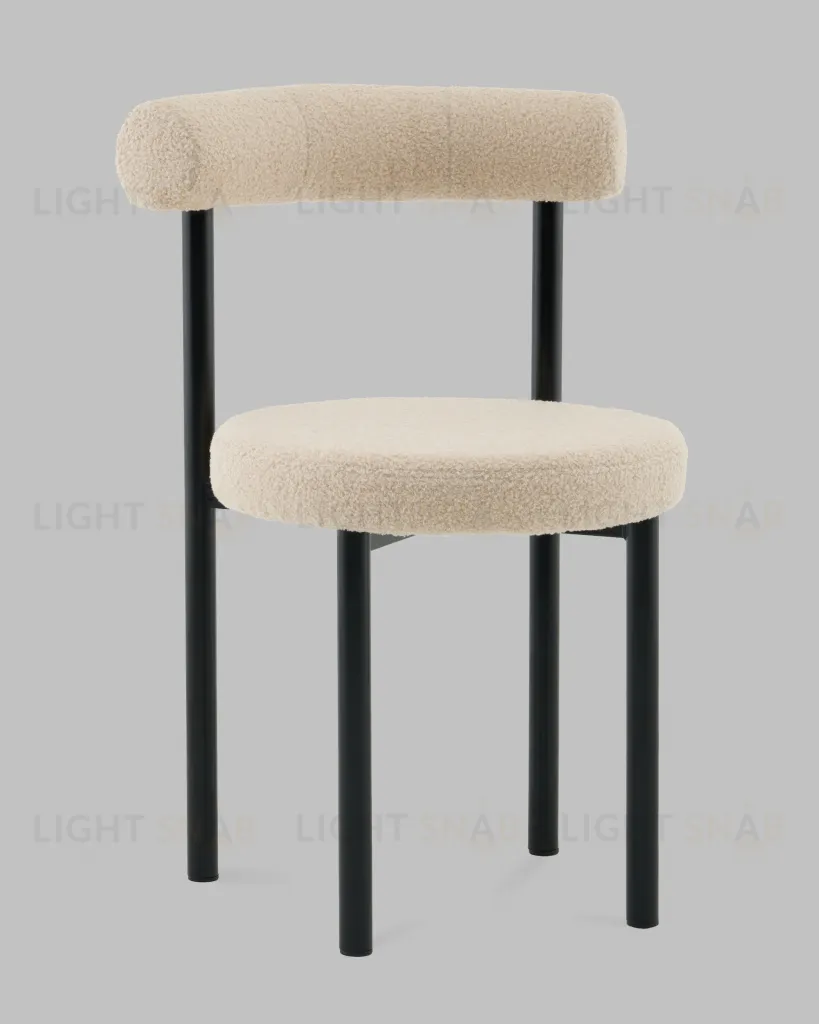 Стул обеденный Флорео букле бежевый УТ000041337