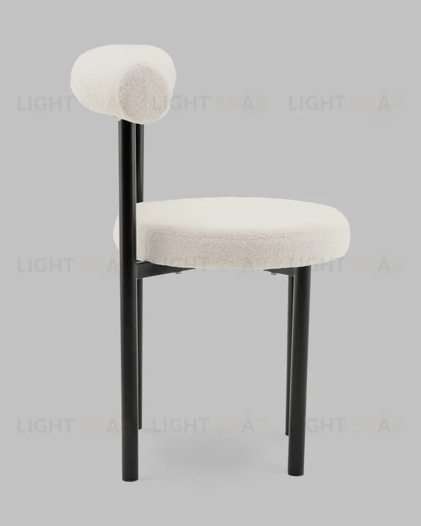 Стул обеденный Флорео букле молочный УТ000041338